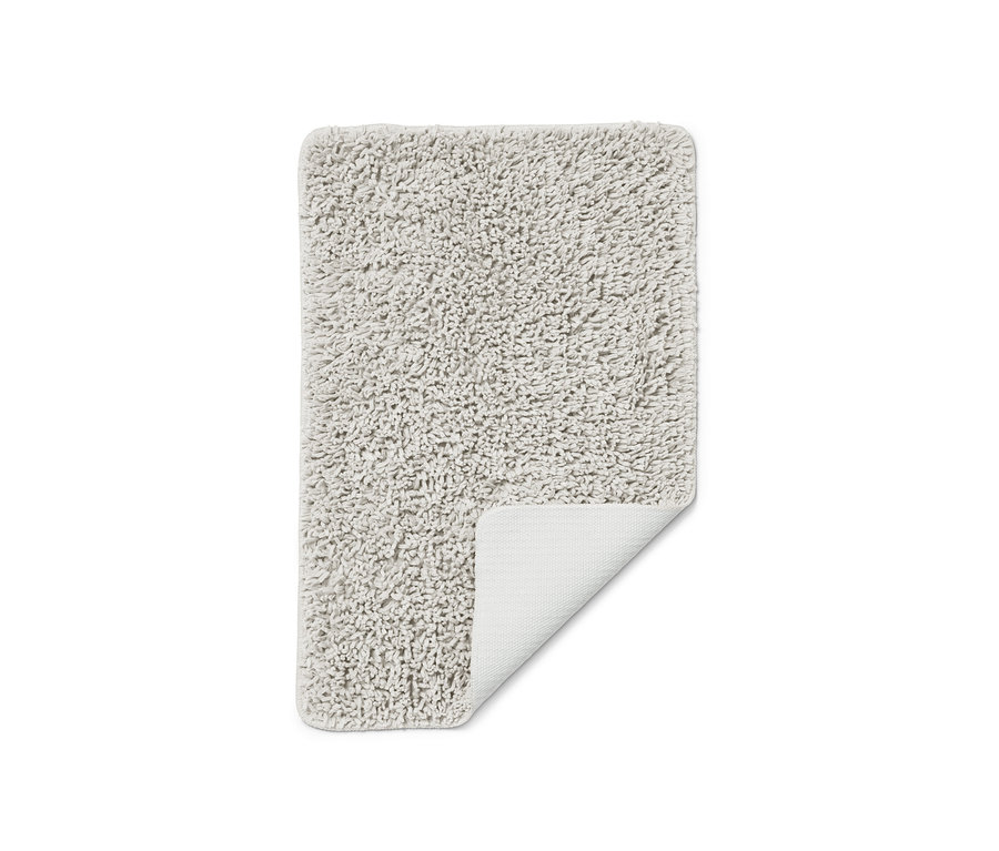 Gri banyo paspası, geri dönüştürülmüş, yaklaşık 50 x 80 cm. 