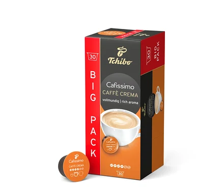 Görüntüde bir paket Cafissimo Caffè Crema Rich Aroma - 30 Kapsül bulunmaktadır.