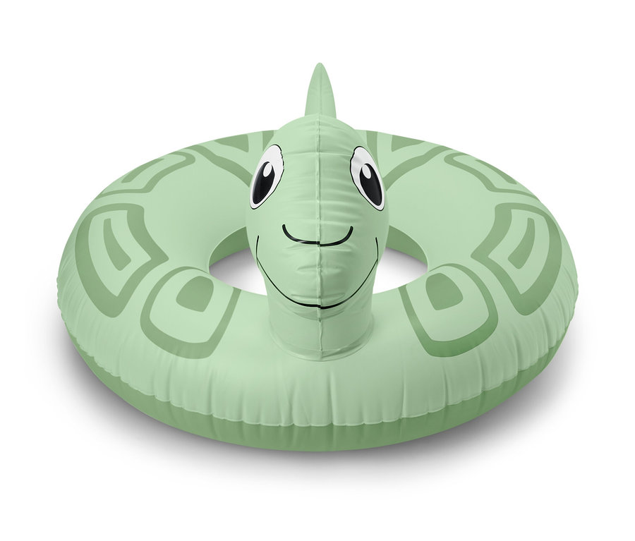 Kaplumbağa motifli yeşil »Kaplumbağa« deniz simidi.