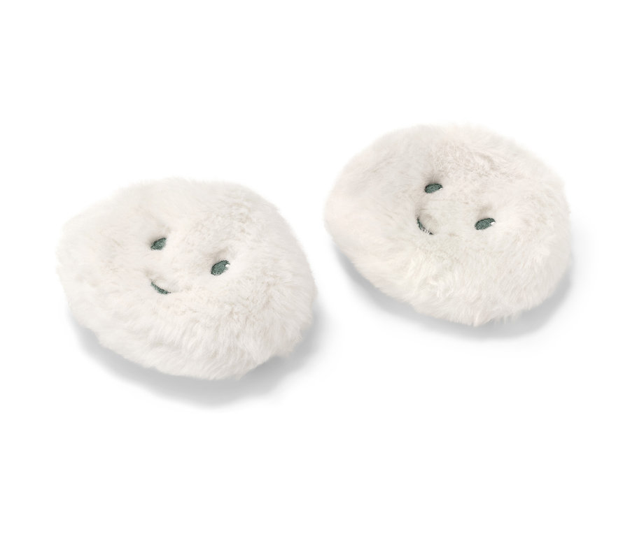 Bulut şeklinde iki adet beyaz 2 Adet Cep Isıtıcı Ped.