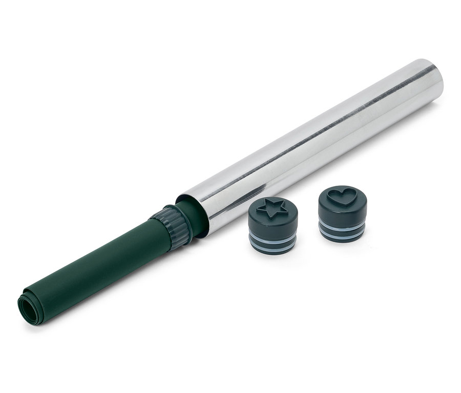 Yıldız ve kalp şeklinde eklentili dekoratif kalem.