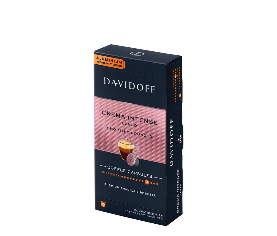 DAVIDOFF CAFÉ Crema Intense - 10 kapsül paketi.