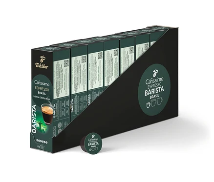 Bir dizi Espresso Brasil – 80 Kapsül paketleri.