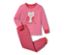 Organik Pamuklu Pijama Takımı, Pembe-Kırmızı - Pembe-kırmızı