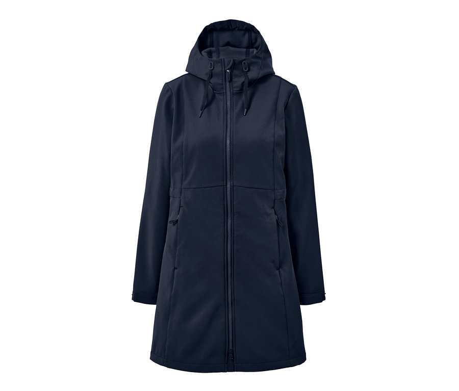 Kapüşonlu, Lacivert softshell palto