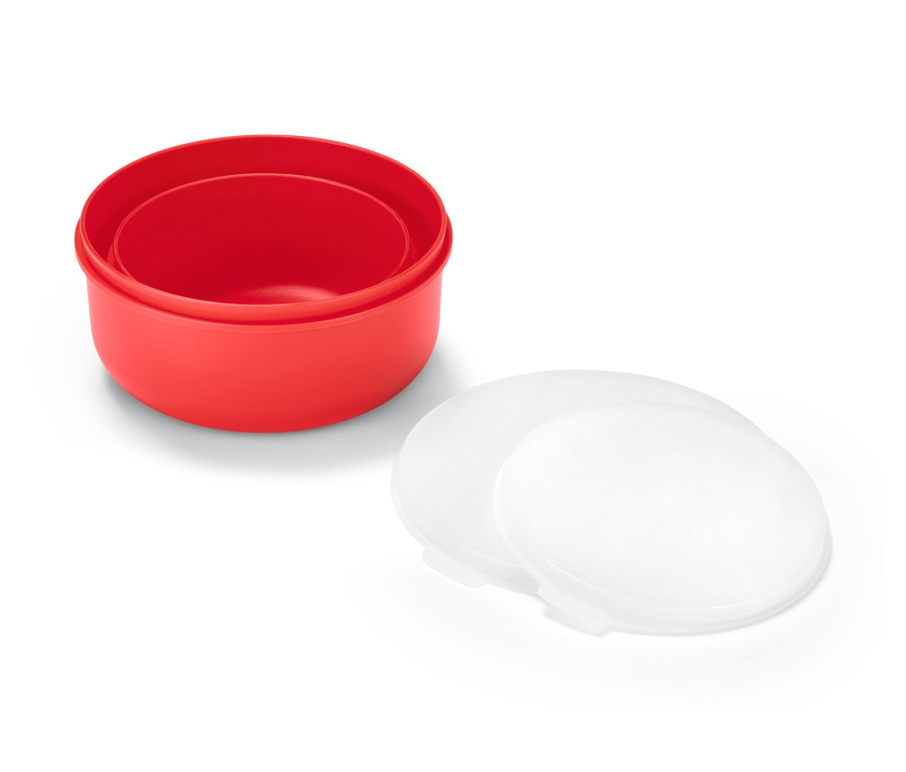 Beyaz bir arka planda duran 2 adet kapaklı kase.