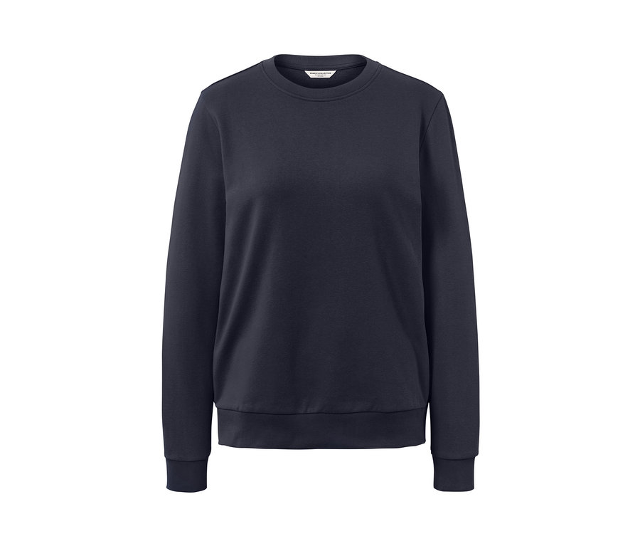 Lacivert Organik Pamuklu Sweatshirt,