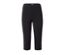 Siyah renkli, 3/4 boy stretch pantolon.