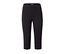 Siyah renkli, 3/4 boy stretch pantolon.