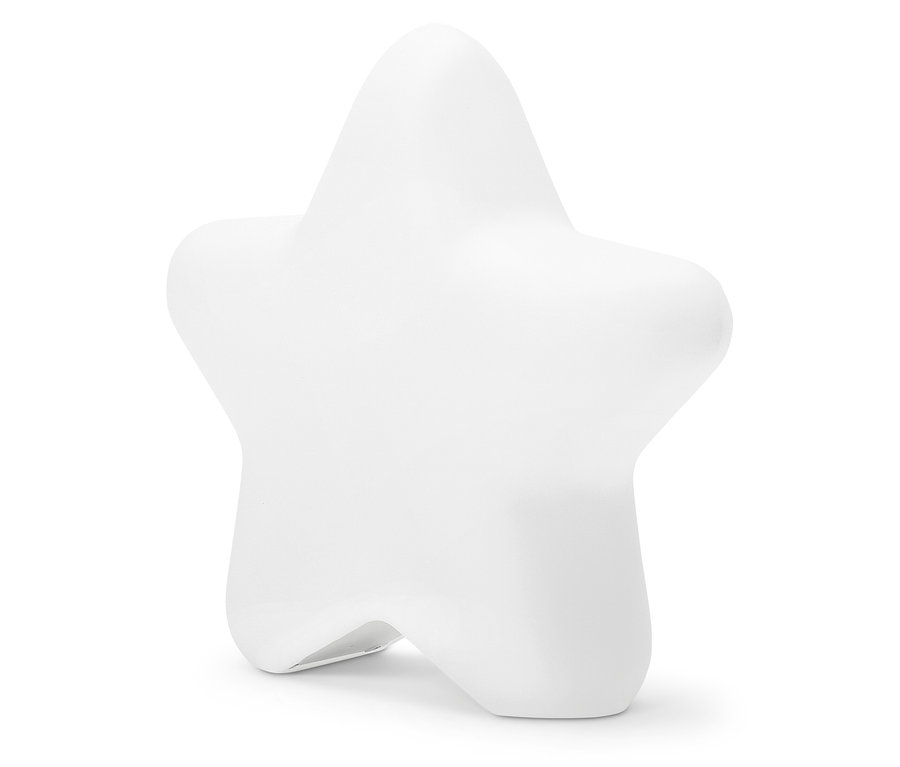 Beyaz bir yıldız beyaz bir arka planda duruyor.