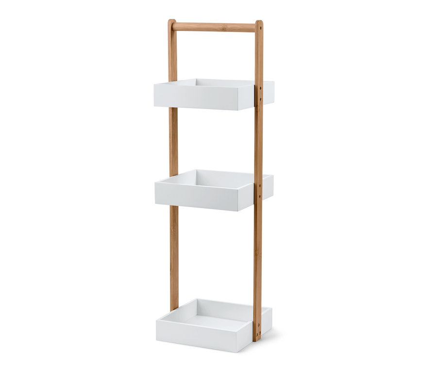 3 Saklama Kutulu Ayaklı Raf.