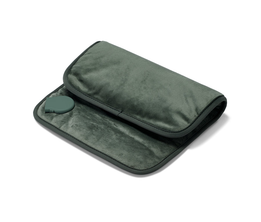 Küçük bir ısıtma minderi.