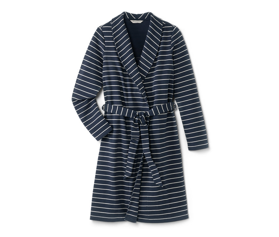 Kuşaklı, çizgili sabahlık