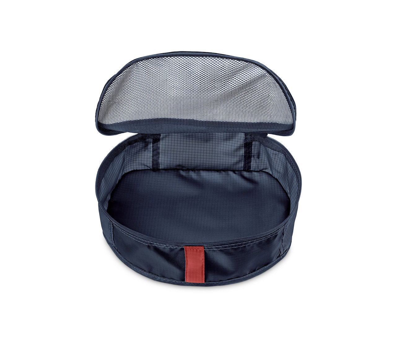 Açık, lacivert renkli, file üst kısma sahip 2 Adet Sırt Çantası Düzenleyici.