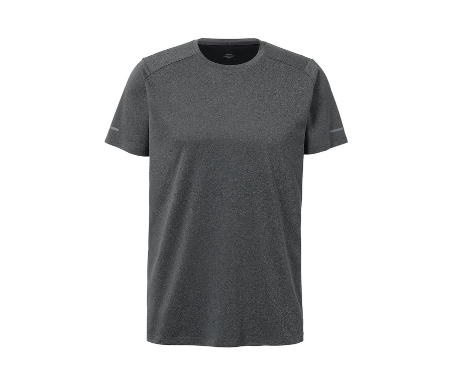 Antrasit kırçıllı fonksiyonel tişört.