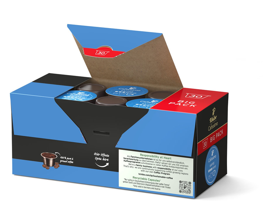 Açık Coffee Fine Aroma Kapsül Filtre Kahve - 30 Kapsül paketi.