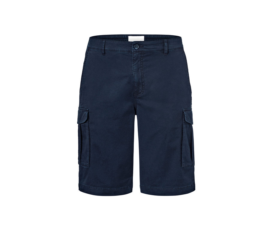 Lacivert Kargo Bermuda Şort