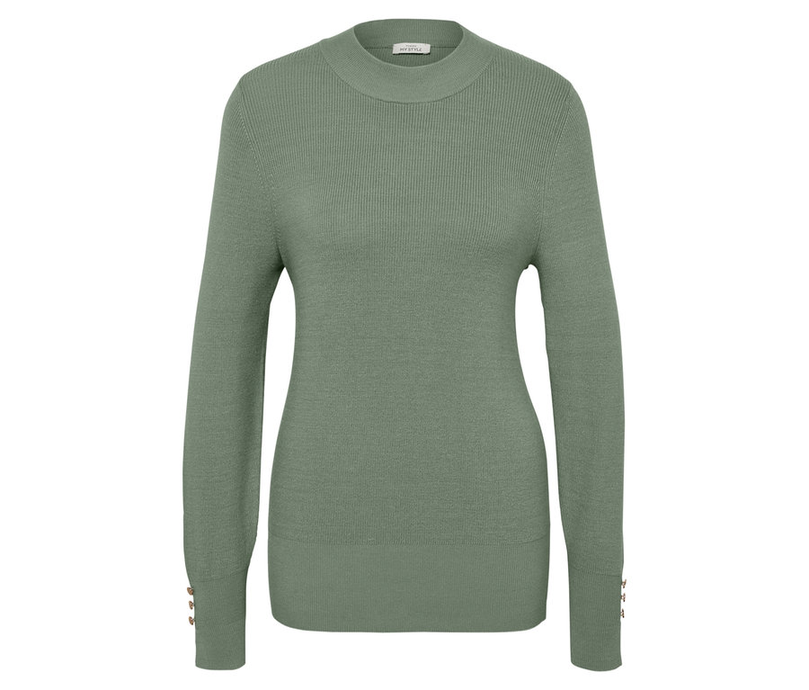 İnce örgü kazak, adaçayı.