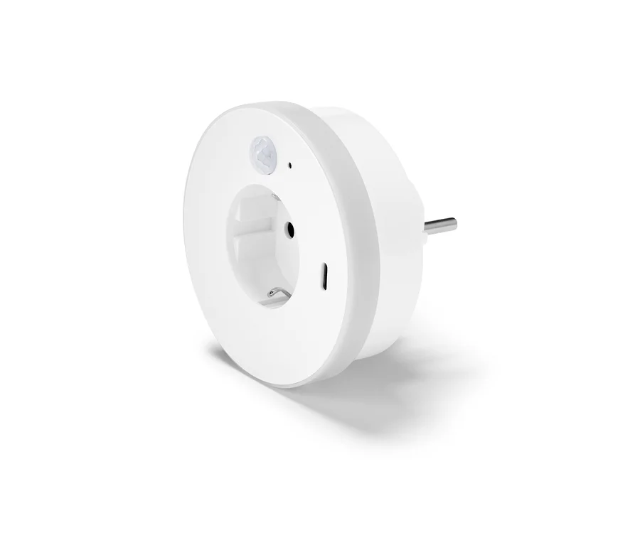 Prizli ve USB-C Girişli LED Gece Lambası