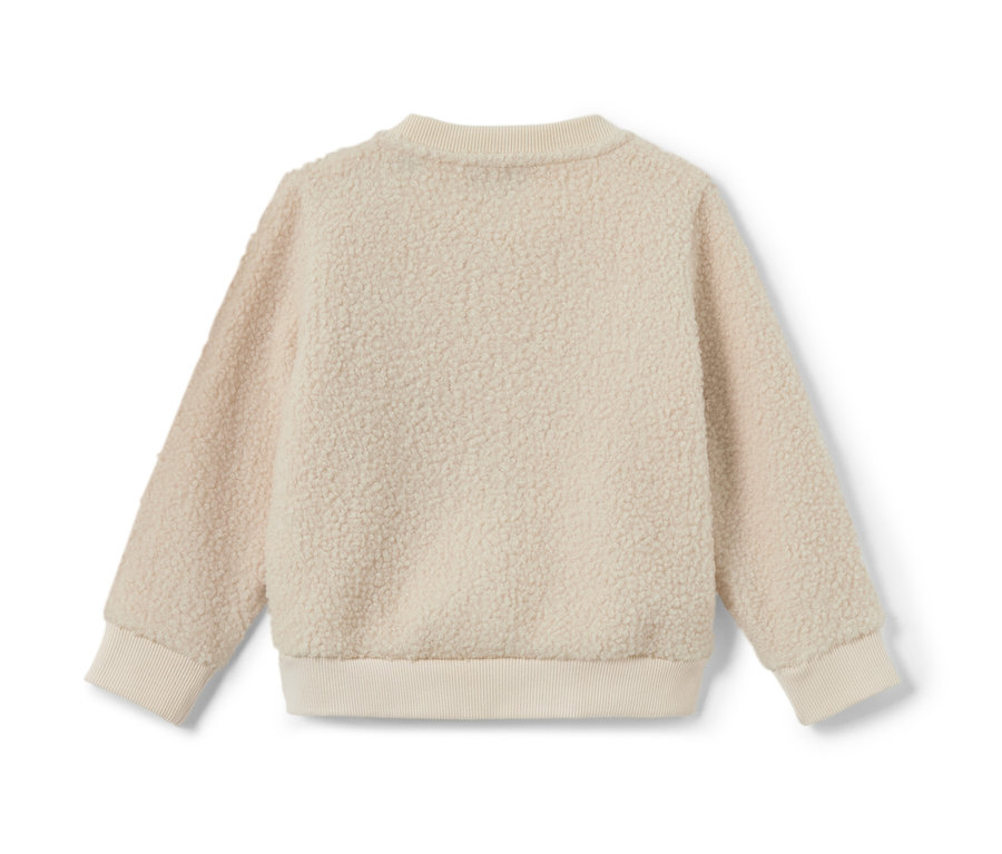 Çocuk Teddy Sweatshirt yakın çekim