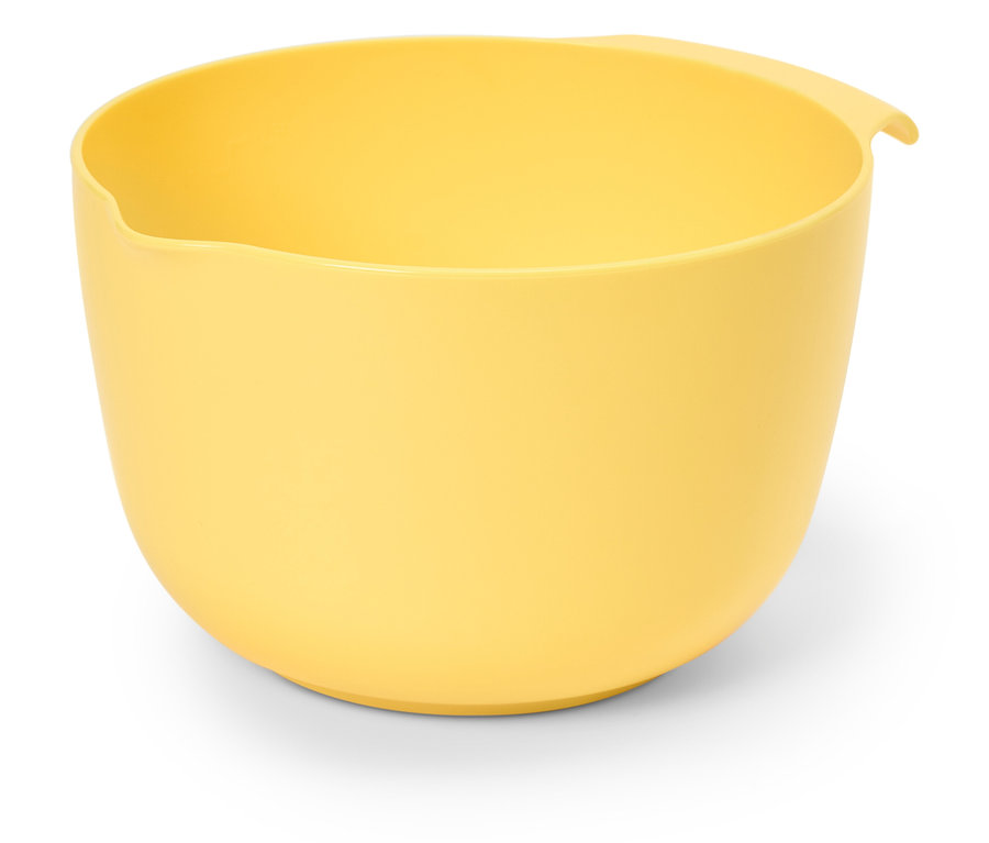 Sarı karıştırma kabı.