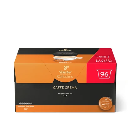 Cafissimo'dan Caffè Crema Rich Aroma - 96 Kapsül paketi.