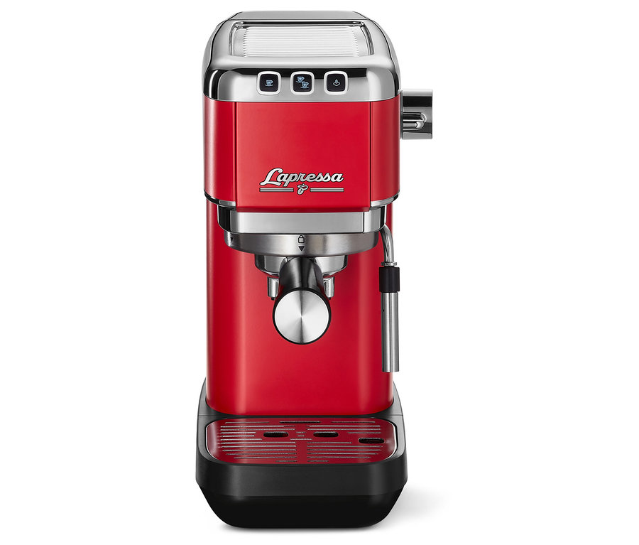 Kırmızı »Lapressa« Portafiltre Makinesi.
