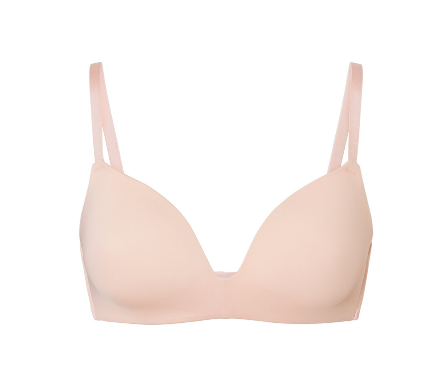 Pembe, yumuşak kalıplı sütyen.