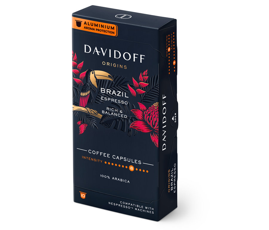 DAVIDOFF CAFÉ ORIGINS Brazil kapsül paketi