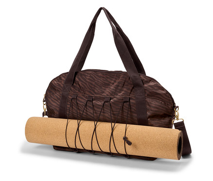 Spor Çantası, Tamamı Kahverengi Baskılı