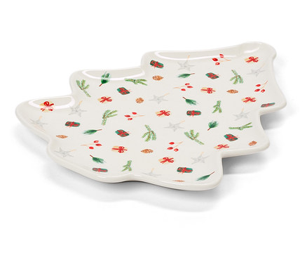 Çam Ağacı Şeklinde Tabak