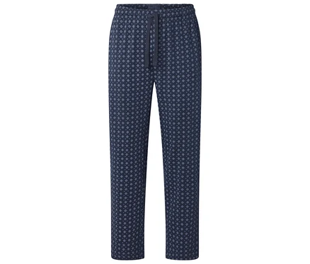 Nokta desenli mavi pijama altı.
