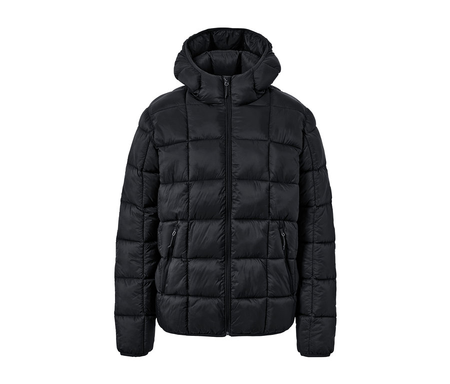 Siyah kapitone mont.