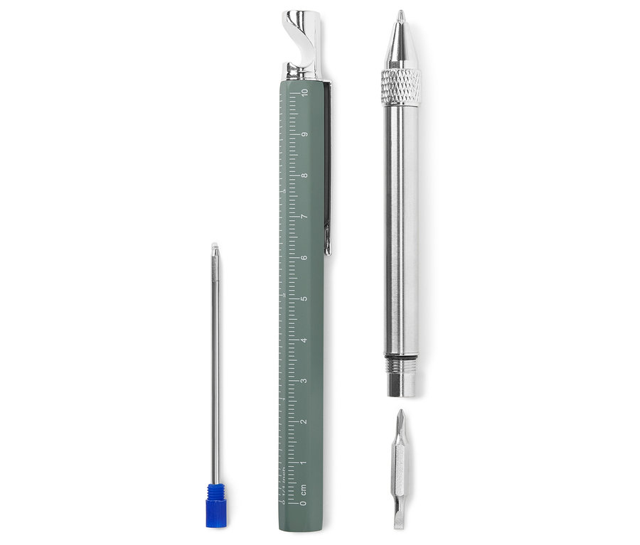 Ataşmanlı, demonte edilmiş çok fonksiyonlu kalem.