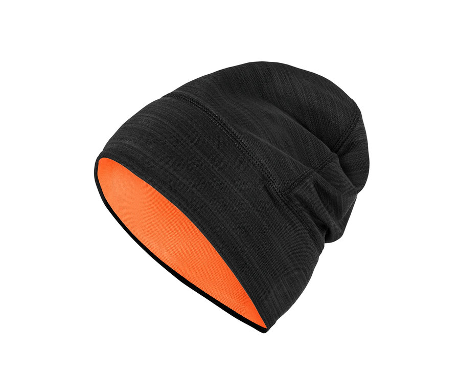 Turuncu astarlı siyah fonksiyonel bere.