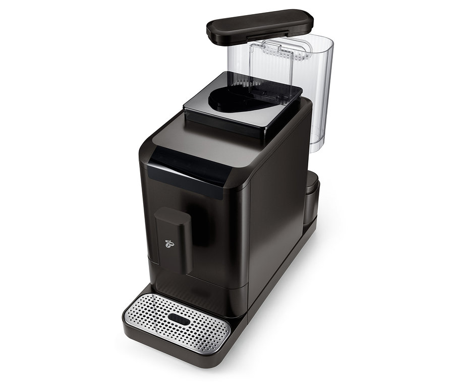 "Esperto2 Caffè" Tam Otomatik Kahve Makinesi, Granit Siyah detay görünümü.