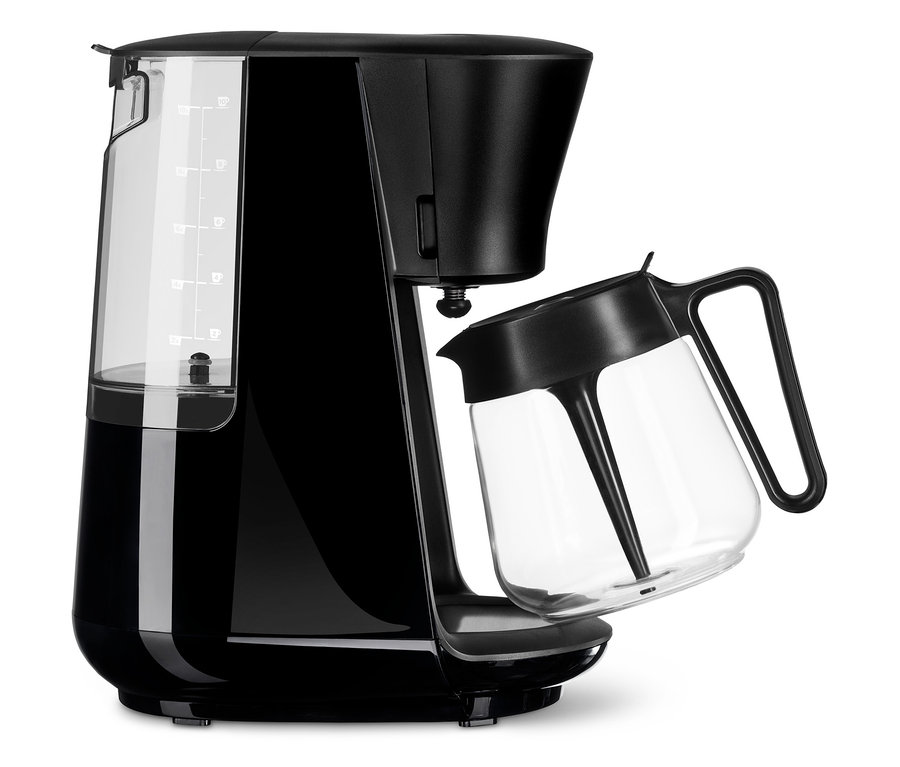 Siyah »Let's Brew« Filtre Kahve Makinesi, cam haznesi çıkarılmış