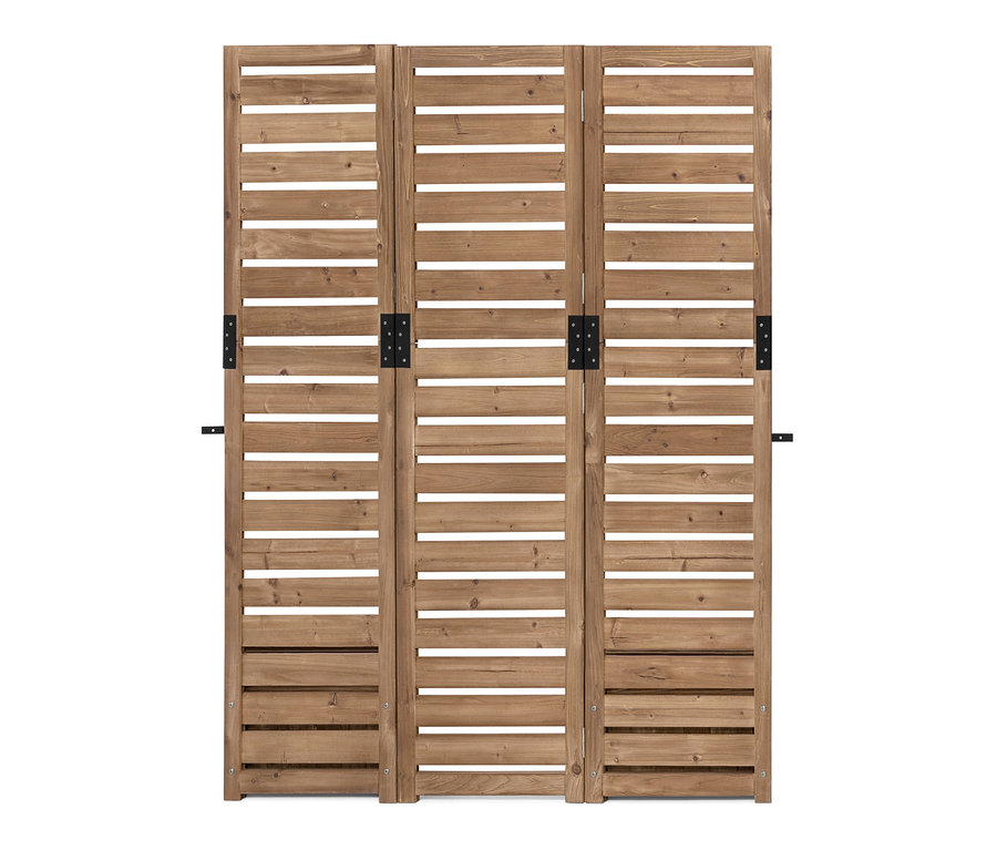 Saksı Kutulu Esnek Paravan »Tinus«'in önden görünümü.