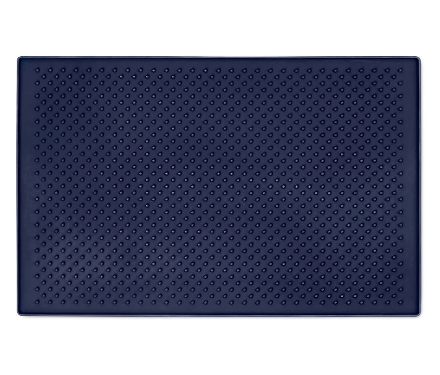 Küçük tümsek dokulu mavi, dikdörtgen mat.