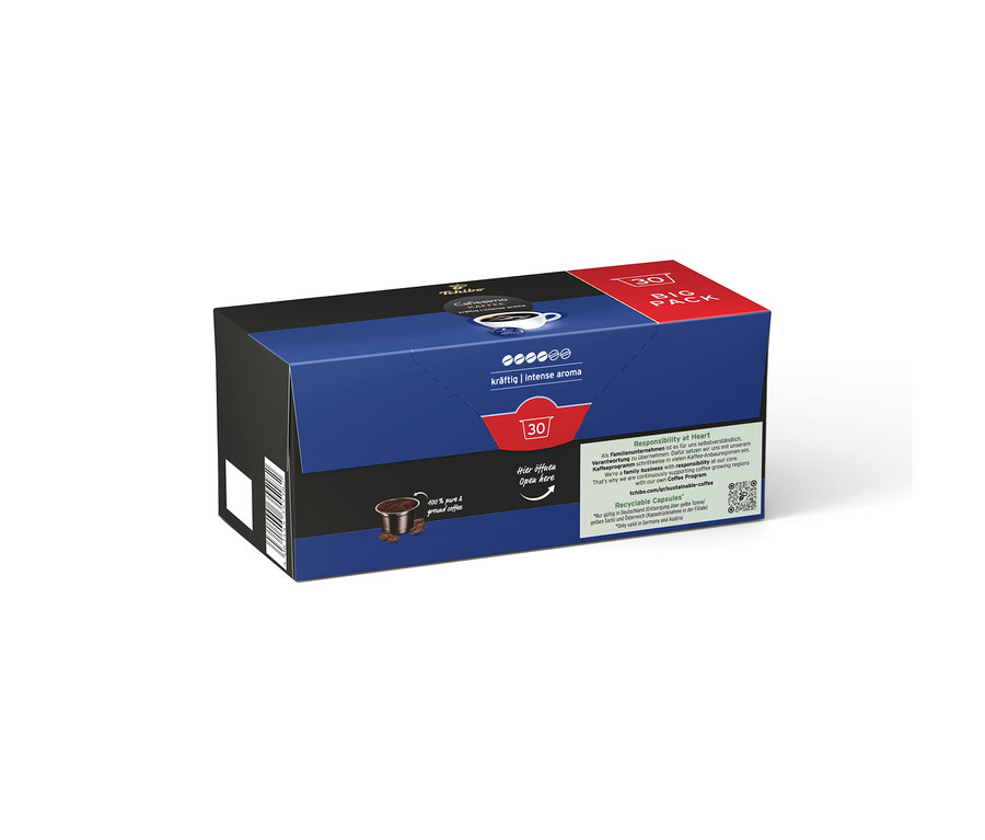Bir paket Cafissimo Kaffee kräftig - 120 kapsül.