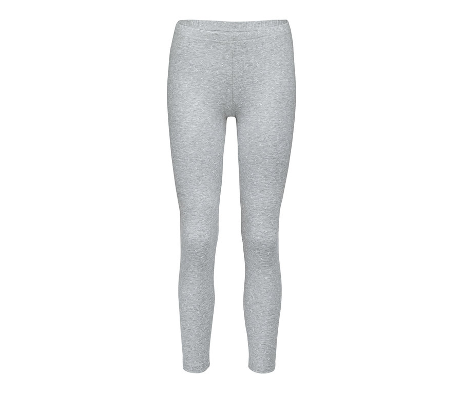 Taytlı Çift Taraflı Pijama'nın baskılı, gri taytı.
