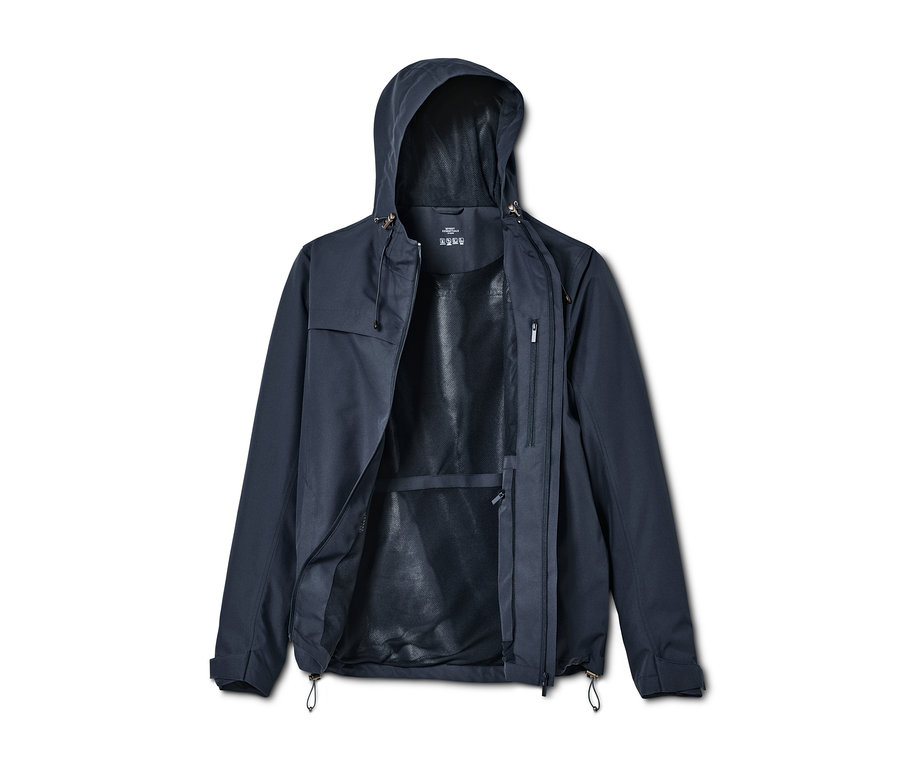 Açık fonksiyonel parka, lacivert