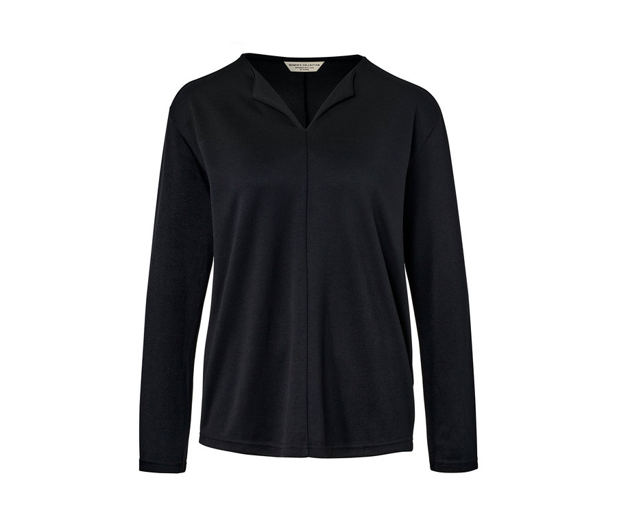 Uzun kollu siyah bluz