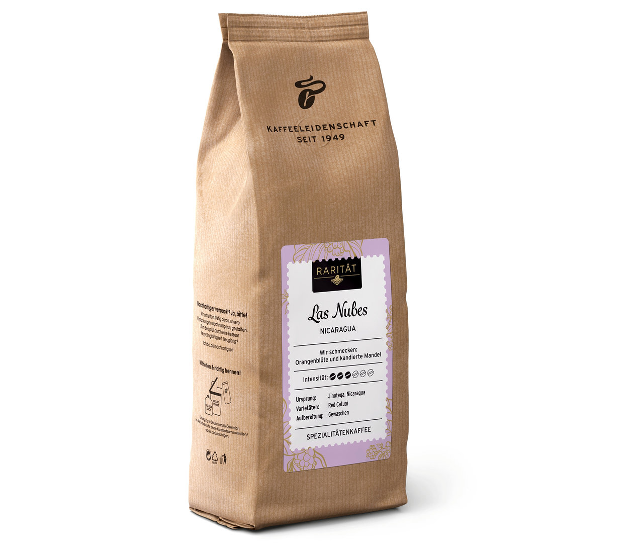 Kahverengi bir paket Nadir Bulunan »Las Nubes Nicaragua«.