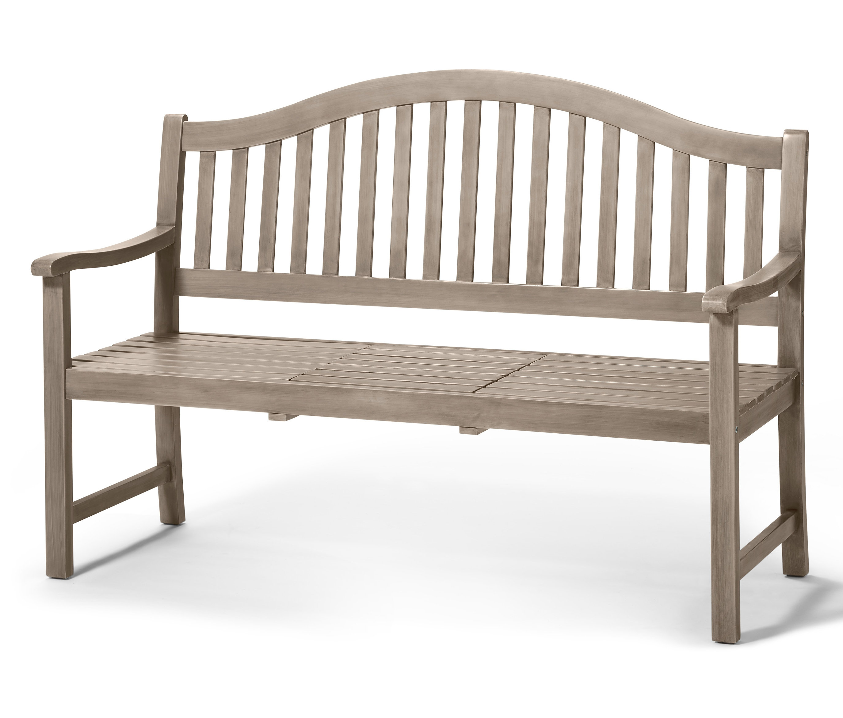 Gri, 3 Kişilik Bahçe Bankı.