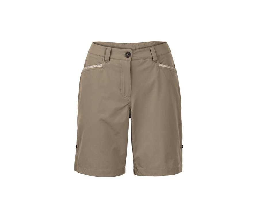 Bej softshell fonksiyonel şort