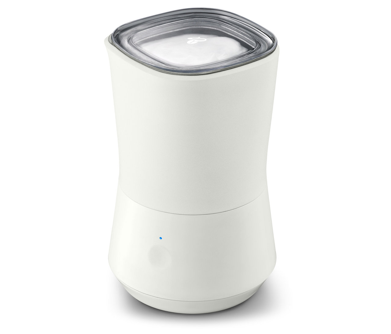 Kremsi beyaz elektrikli süt köpürtücü.