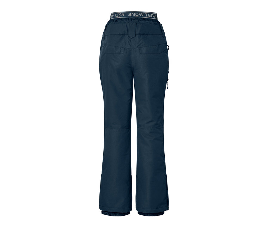 Lacivert kayak ve snowboard pantolonu.