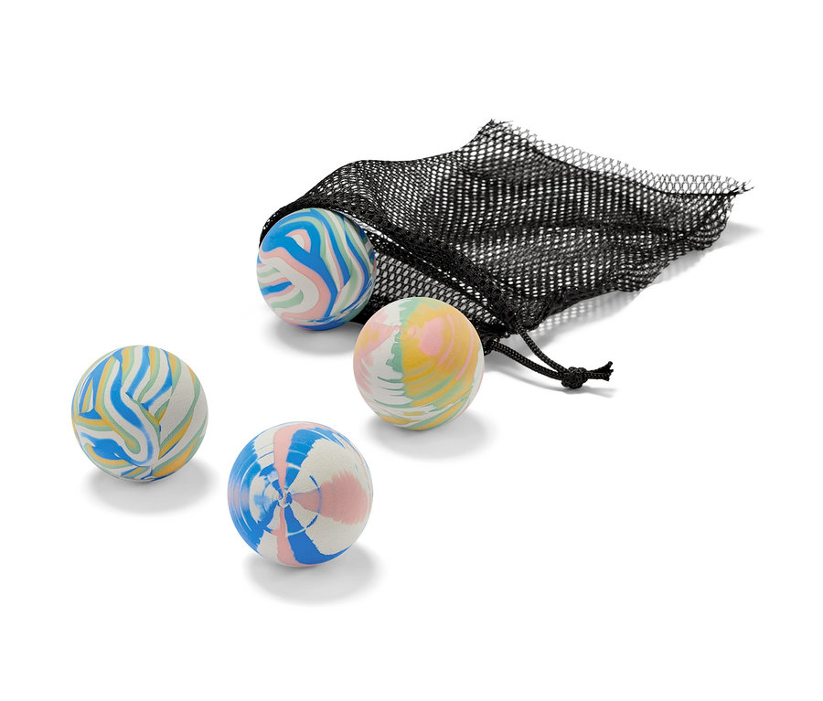 Zıplayan Top Seti ve siyah file çanta.