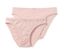 İki adet pembe slip külot.